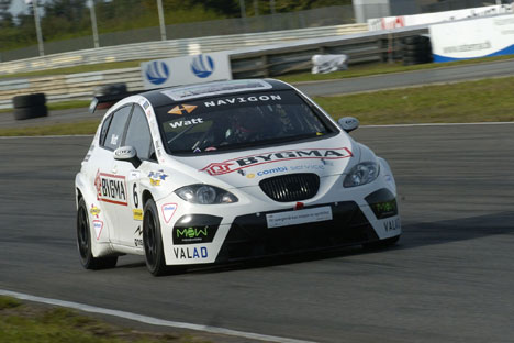 Jason Watt i sin SEAT
(Foto: Jeppe Rimmen)